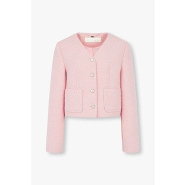 GCUT [25S/S] 브이넥 부클레 트위드 자켓(7255110301)