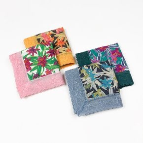 손수건 마리엔느 번아웃 에티켓 손수건 스카프 60 x 60 (cm) 편안한 손수건