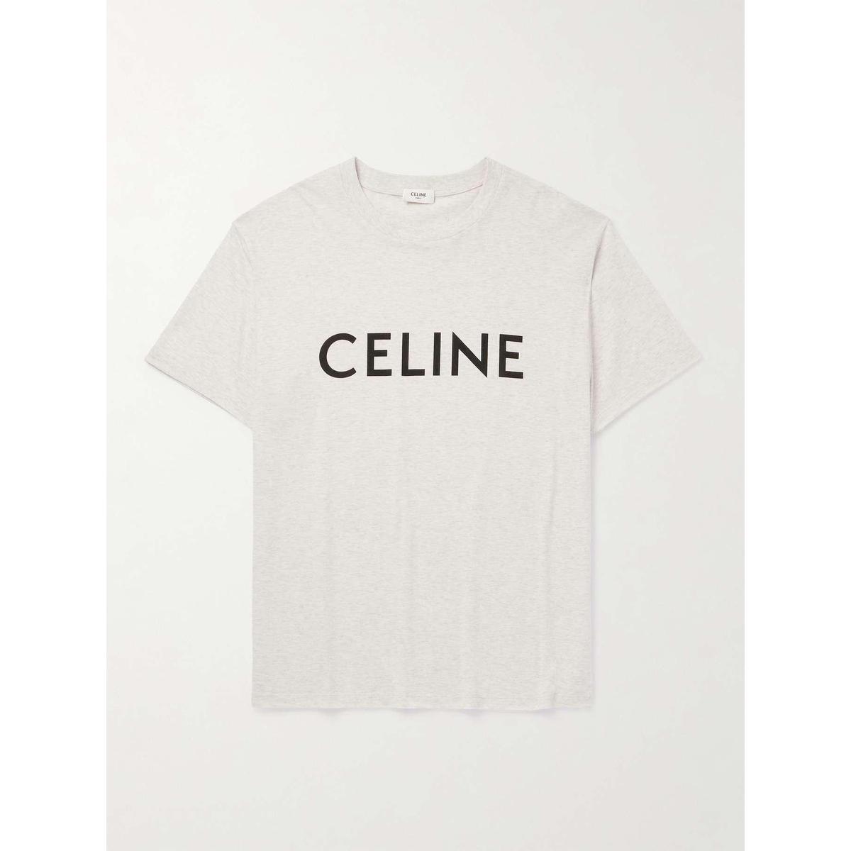 [해외배송] CELINE 로고 코튼-저지 티셔츠 2X681657Y. B0081084912