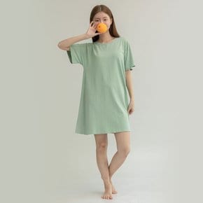 원피스잠옷 파자마 반팔 오가닉순면 여성잠옷 홈웨어 임산부선물 실내복