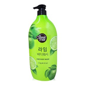 샤워메이트 리얼 내추럴 라임 바디워시 1.2kg ~ 애경 1.2L  1200ml
