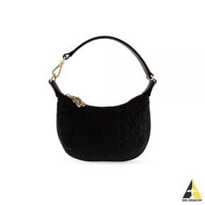 24 BLACK MINI BUTTERFLY POUCH SATIN BAG (A5864 099) (블랙 미니 버터플라이 파우치 새