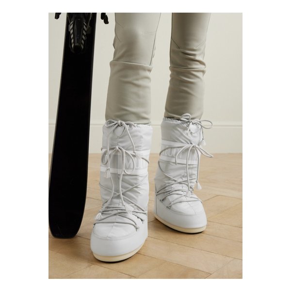 문부츠 아이콘 셸 인조 가죽 스노우 부츠 라이트 그레이 1647597352612138