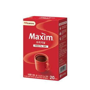 동서 맥심 솔루블 오리지날 20T 일회용 블랙커피 (S14540146)