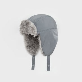 DORI TWO-WAY EARFLAP HAT GRAY