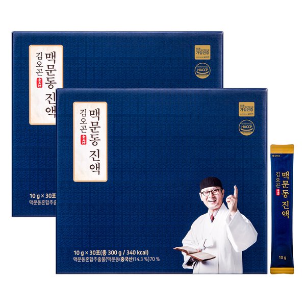 김오곤 맥문동진액 10g 30포 x 2박스(총60포)