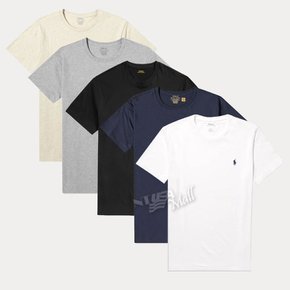 폴로 랄프로렌 남성 포니 로고 라운드넥 베이직 반팔 티셔츠 POLO RALPH LAUREN COTTON CREWNECK