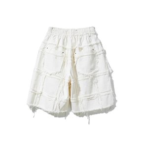 DEMOLISH GRID BERMUDA SHORTS_WH