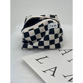 round pouch _ Checkerboard