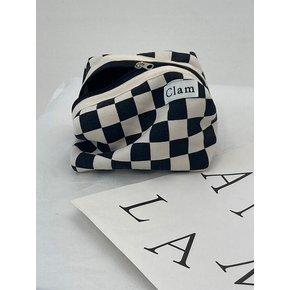round pouch _ Checkerboard