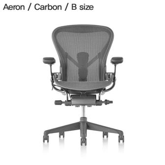 허먼밀러 [허먼밀러 공식딜러 바로출고] New Aeron Chair Carbon  (B Size)