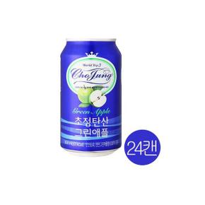 일화 초정탄산수 그린애 플 350ml X 24캔