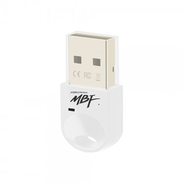 엠지솔루션 MG/ 엠비에프 USB 블루투스 동글 5.3 화이트 MBF-BT53WH