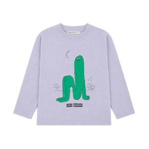 26FW 보보쇼즈 키즈 롱 퍼프 아동 주니어 긴팔 티셔츠 라벤더 B226AC006
