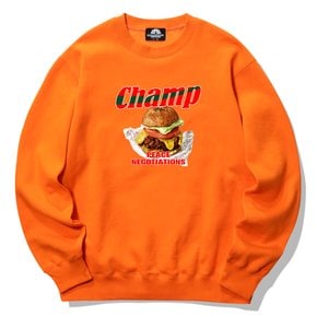 CHAMP BURGER 크루넥(오렌지)_TRIP20CNORG039