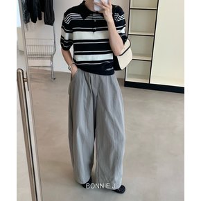 벌룬핏 데일리 롱 팬츠 루즈한 코튼 간절기 데일리 바지