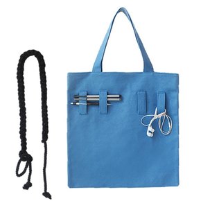 [비비룩] control canvas cross bag (blue)