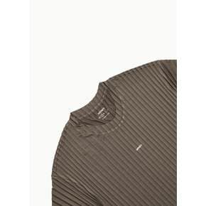 세티스파이러닝 26SS Auralite Pleated T-Shirt, Olive