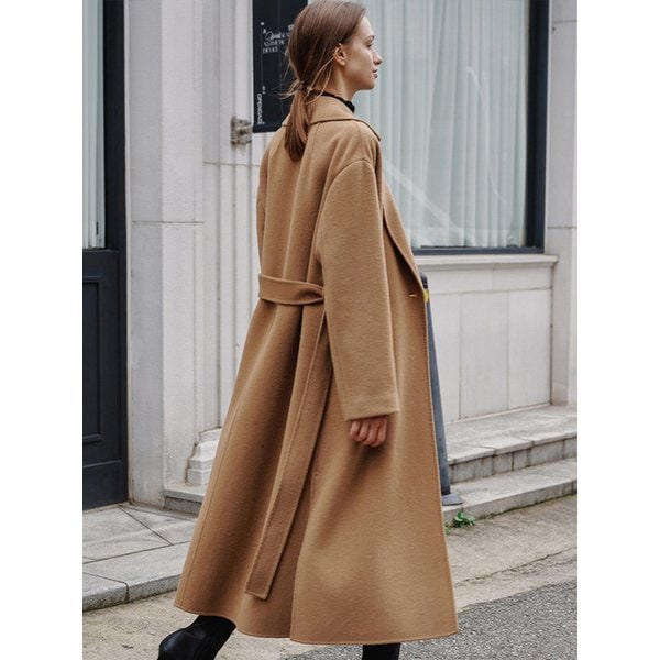 6510 캐시미어 롱 코트 (카멜)