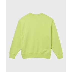 프렌치 테리 릴렉스드 스몰 자수 로고 크루넥 Daiquiri Green 스웨트...