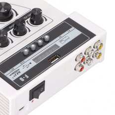 DJ MP3 KTVPC ( 2) 미니 사운드 믹서 홈 오디오 노래방 스테레오 사운드 보드 콘솔 시스템