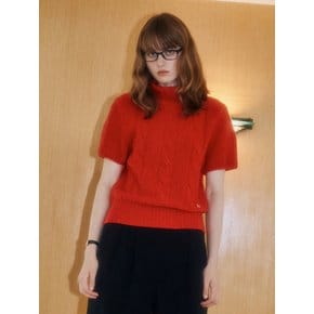 Tara short sleeve knit (Red)