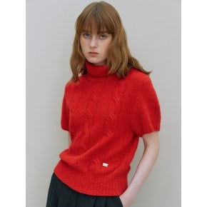 Tara short sleeve knit (Red)