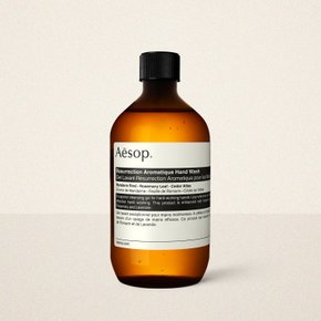 [이솝 공식] 레저렉션 아로마틱 핸드 워시 500mL (펌프 미포함)