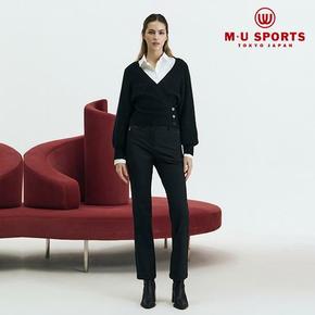 [MU SPORTS] 엠유스포츠 25FW 여성  벨벳 기모 팬츠 2종