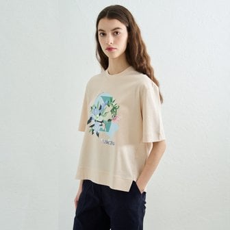 BCBG [여주점] 플라워 티셔츠 B3M4X421