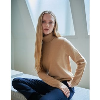 헤지스레이디스 [24FW][HSSW-4DC01] 헤지스레이디스 [PURE CASHMERE] 캐시미어100 목폴라 니트