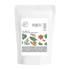 쑥혈차 쑥청차 삼각티백 50개입 1봉 (쑥+생강+계피+당귀)