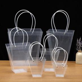 비닐 포장 쇼핑 백 투명 꽃 화분 소형 X ( 10매입 )