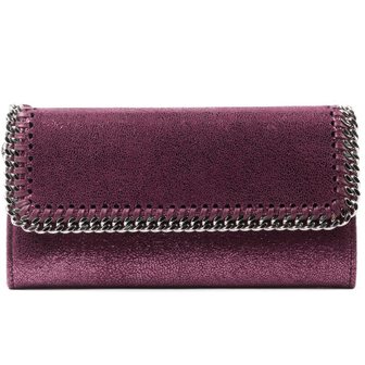 스텔라맥카트니 Shaggy Deer Long Flap Wallet 430999 W9056 6300