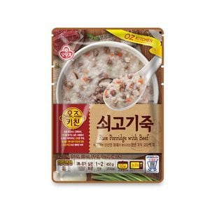 인정식탁 [오뚜기] 오즈키친 쇠고기죽 450g x 18