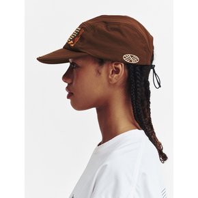 Running Sports No Rush Short Brim Cap_Brown