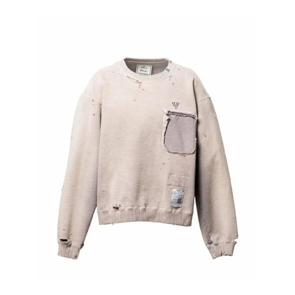 26SS 메종 미하라 야스히로 긴팔 티셔츠 J16PO722 BEIGE DOM