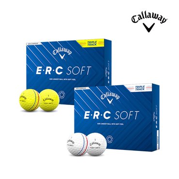 AK골프 캘러웨이 2025 ERC SOFT 트리플트랙 골프볼 3피스