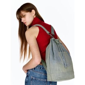 Yoko Bucket Bag (L)(denim)