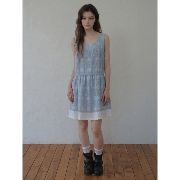 Mori Embroidered Pintuck Dress_Blue(O26OPS02)