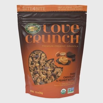  [해외직구] Love  Crunch  Natures  Path  Love  Crunch  오가닉  그래놀라  다크  초콜릿과  피넛버터  11.5온스