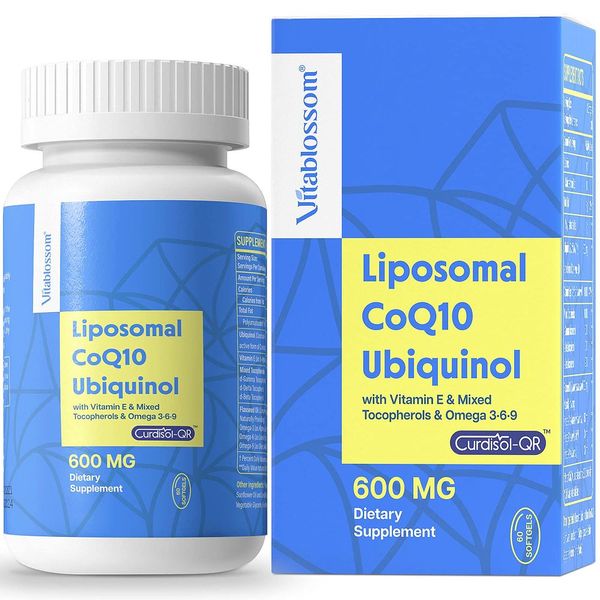 비타블라썸 리포소말 코큐텐 유비퀴놀 600mg 60정 2개
