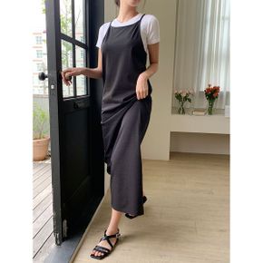 투빙 뒷트임 코튼 일자 나시 롱 원피스 2color _P364252775