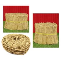  화분백화점 볏짚 볏단 녹화마대 새끼줄 잠복소30cm 잠복소45cm  바람막이 잠복소