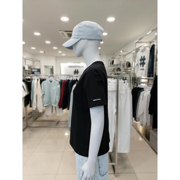 [여주점] 여성 해시태그 스탠다드 티셔츠BA252TS525_BK