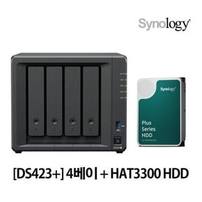 시놀로지 Synology DS423+ NAS 4베이 48TB (12TBx4) Synology HAT3300