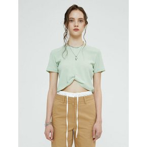 TWIST CROP TOP (MINT)