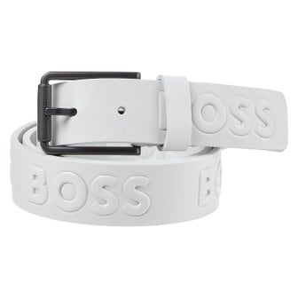 BOSS [30프로 할인][SR23] 소가죽 벨트 화이트(50491895100)