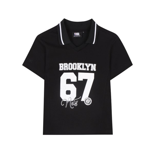 [여주점] 공용 BKN 넘버링 컬러블럭 카라 티셔츠(N252TS122P)