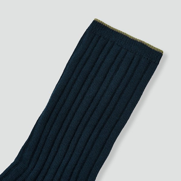 여 코튼 골지 장목 양말 1족 J145203007056